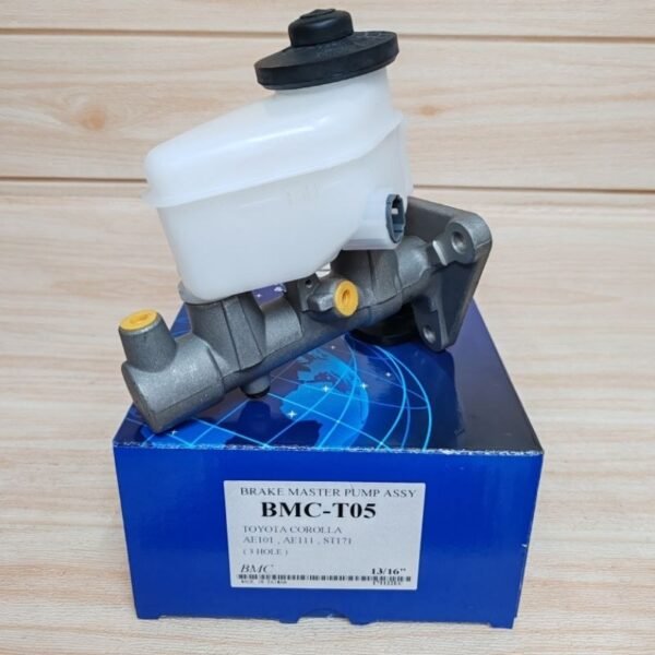 BMC-T05_2 Pam brek silinder BMC-T05 3 lubang Toyota Corolla AE101/AE111/EE100, Corona ST171 ABS — silinder sudut sisi