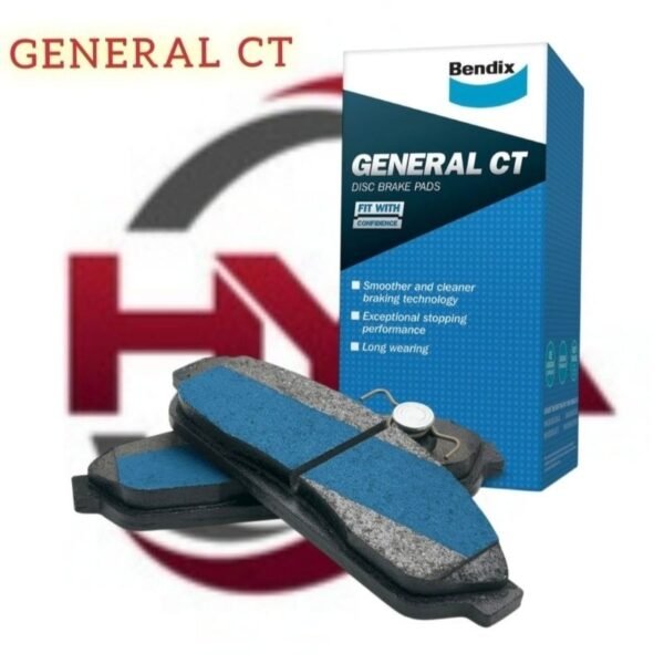 Pad brek cakera depan Bendix DB435 Perodua Kancil 660/850 — pad set General CT bersama kotak biru