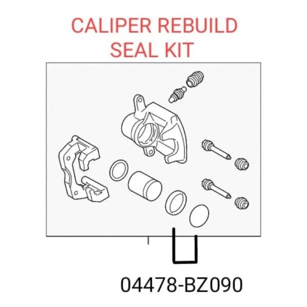 G-04478-BZ090-40873 Kit Pembaikan Brek Depan · 04478-BZ090