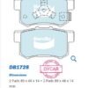 Pad Brek Depan — Honda Accord (2014, Bendix) · DB2304