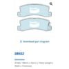 Pad Brek Belakang — Toyota Camry / Corolla (Bendix) · AE101