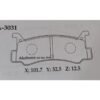 Pad Brek Belakang (Sumimoto) · SDB-3031
