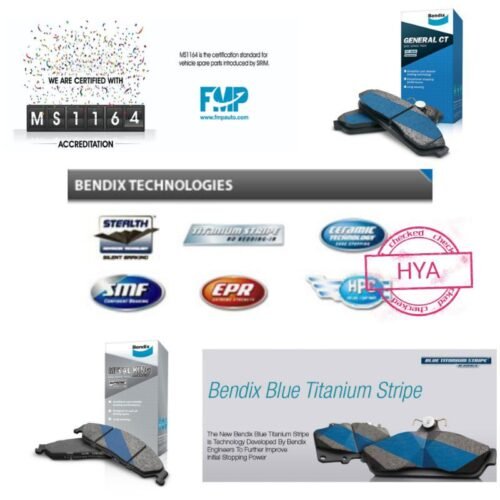 Pad Brek Depan — Honda Civic / Accord (Bendix, 2003)