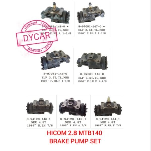 Pump Brek Depan · MTB140