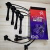 Set wayar palam pencucuh 5mm DYCAR Toyota Corolla AE111 SEG 1.6 4A-GE 1996-2001 — set wayar hitam bersama kotak